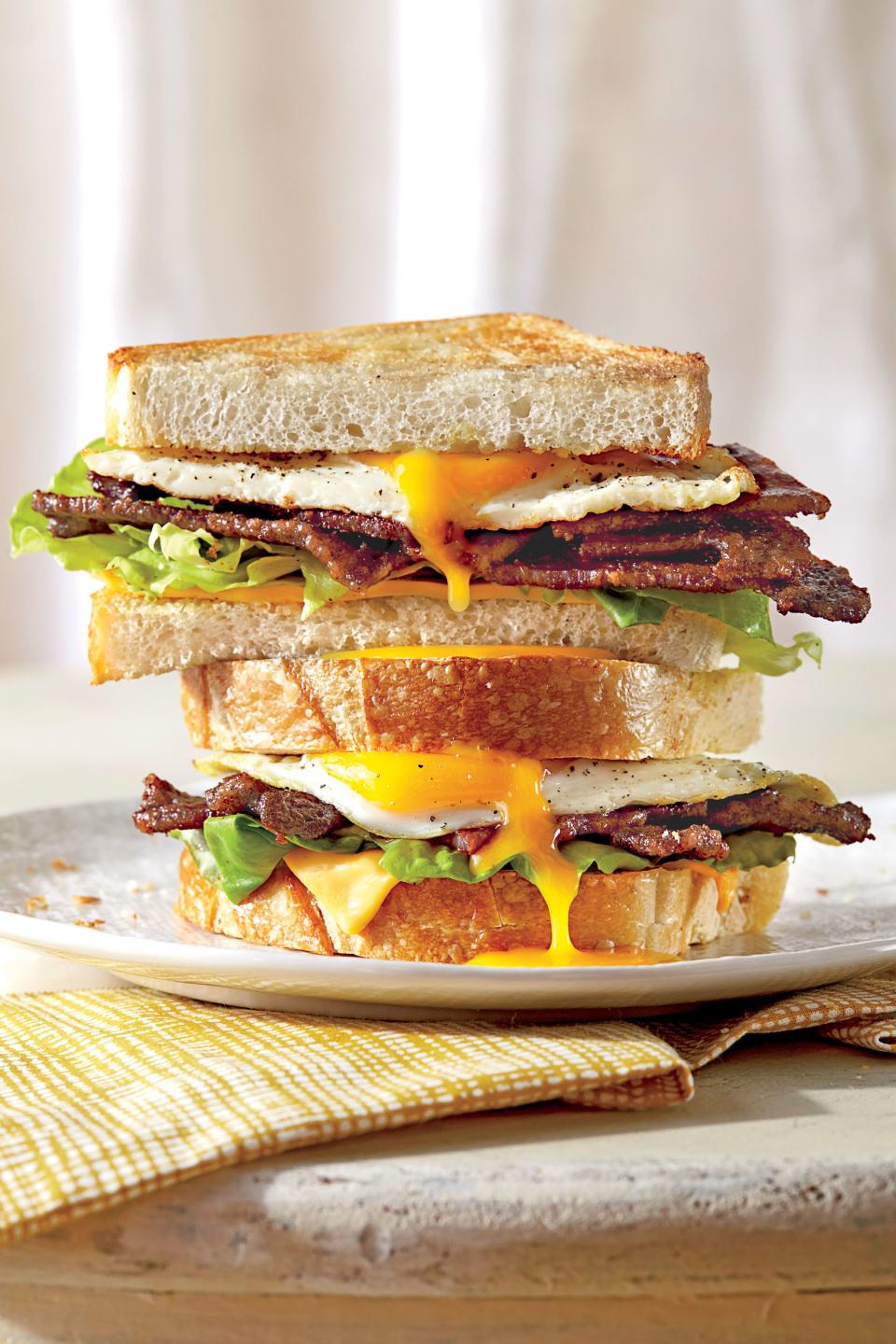 The Ultimate Fried Egg Sandwich with BBQ Bacon