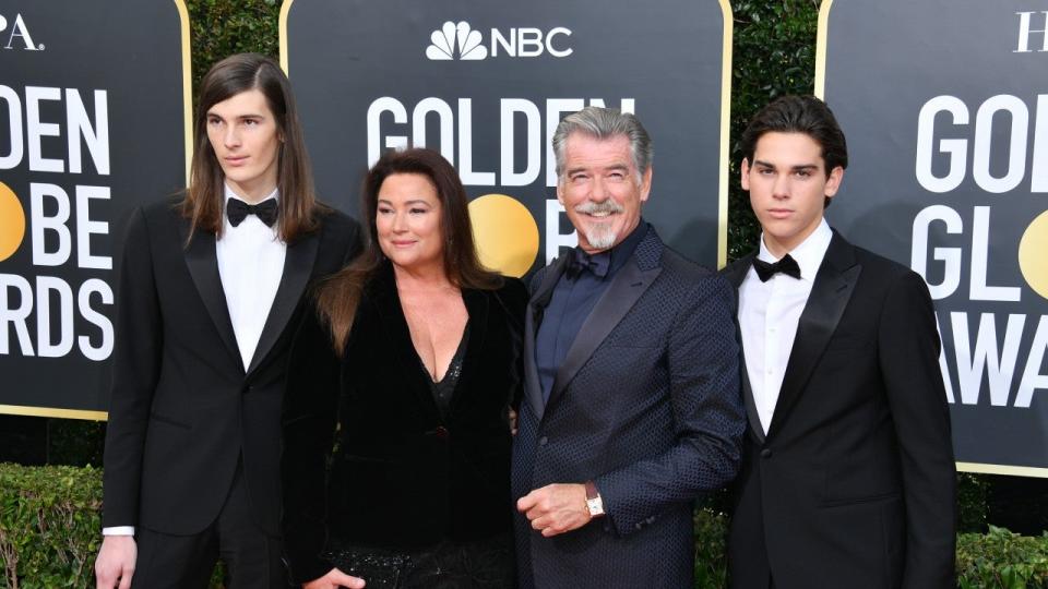 The brothers brought their stunning dates with them to the awards show.