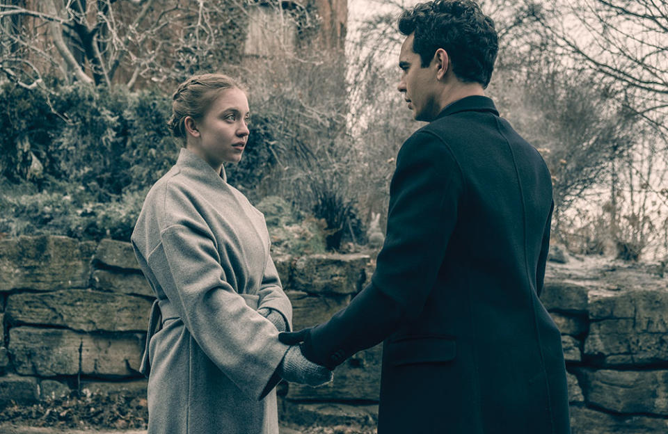 Sweeney in The Handmaid’s Tale as Nick’s young wife, Eden, the role that first got her noticed in public, often by women who’d tell her how much they hated her character.