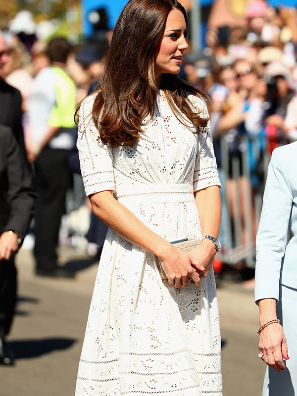 Classic White Lace Dress