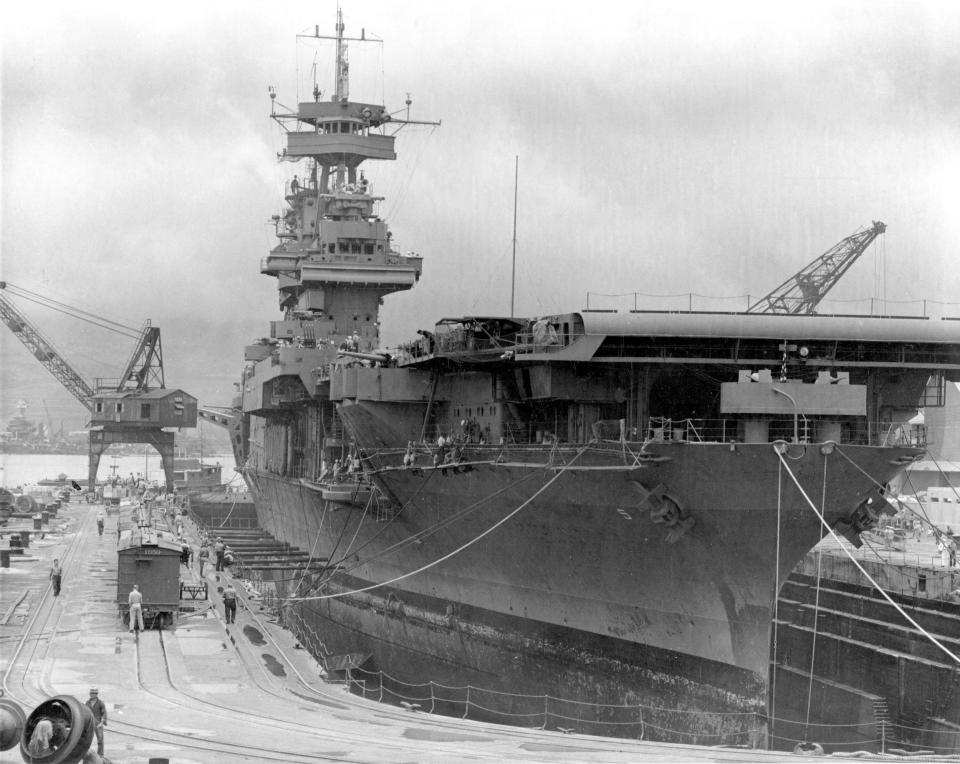 Navy aircraft carrier USS Yorktown