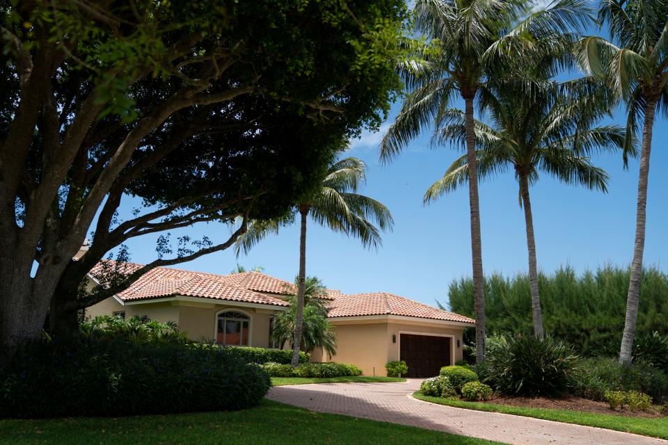 A home owned by Samuel Randazzo, the former chairman of the Public Utilities Commission of Ohio, at 3637 Crayton Rd. in Naples, Florida, photographed on Friday, April 30, 2021. 