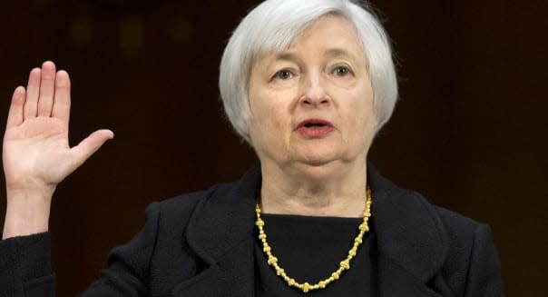 Yellen to be sworn in as first woman Fed chair next week