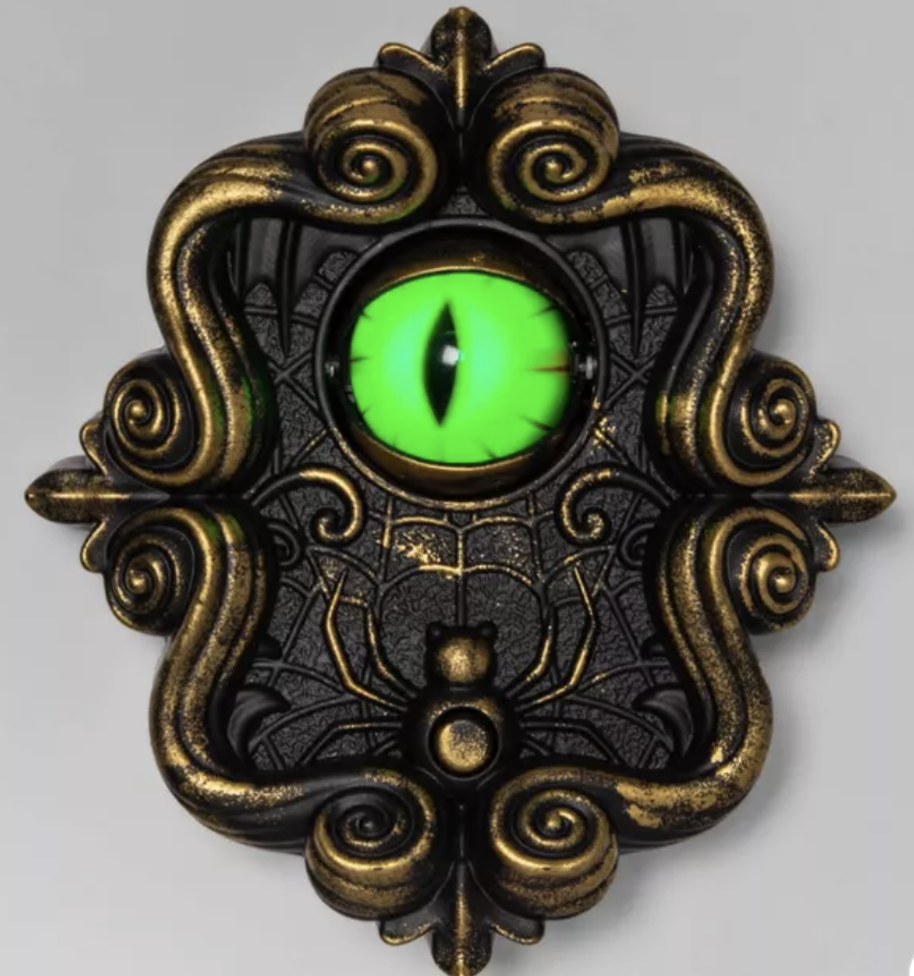 Eye Doorbell for Halloween Porch Decorations