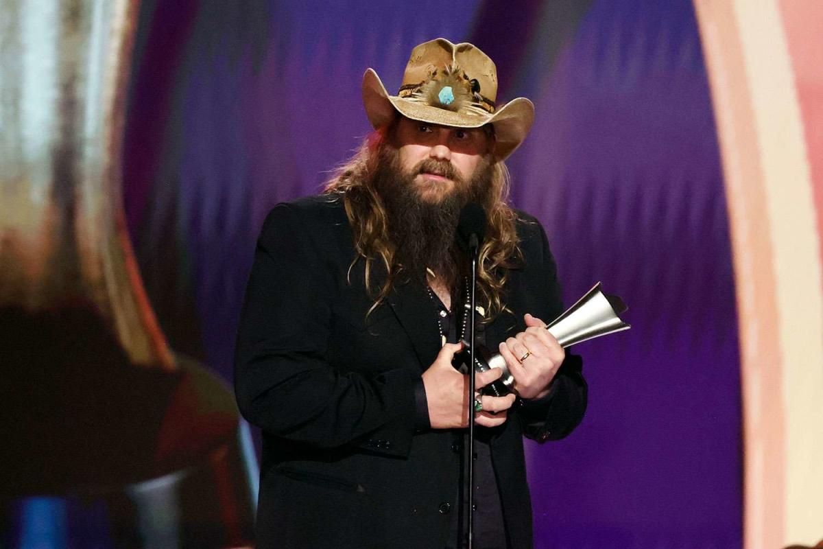 Chris Stapleton Dedicates Entertainer of the Year Win to His Kids at the 2023 ACM Awards: ‘This Is for Them’