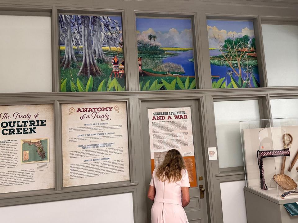 A new exhibit at the Old Capitol titled "Becoming Florida’s Capital" showcases the Indigenous history of the region before the city of Tallahassee was established.