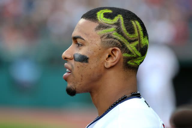 If you were wondering: Yes, Francisco Lindor's hair is still