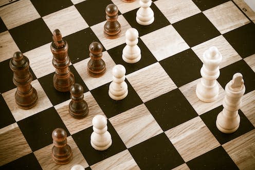   <span class="attribution"><a class="link " href="https://www.shutterstock.com/image-photo/black-white-photo-picture-chess-board-505874380" rel="nofollow noopener" target="_blank" data-ylk="slk:Hutsuliak Dmytro/Shutterstock">Hutsuliak Dmytro/Shutterstock</a></span>