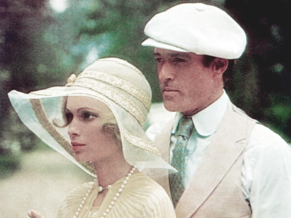 Mia Farrow and Robert Redford in 1974’s ‘The Great Gatsby’