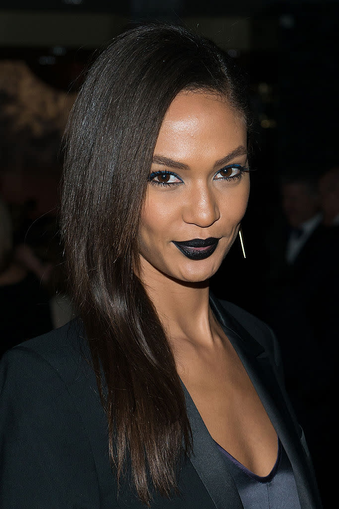 Joan Smalls’s Satin Black Lip