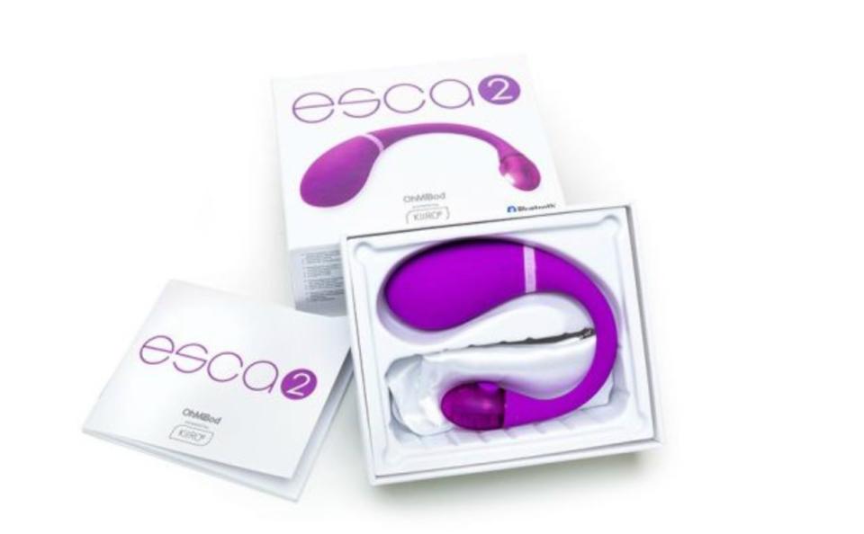 "The Esca 2 is a remote and app-controlled <a href="https://amzn.to/3u3SR4u" target="_blank" rel="noopener noreferrer">insertable bullet vibrator</a> with a little tail for easy removal. When using it in-person, the app works like a remote control, but from afar, it allows you to control the action from anywhere. This toy is perfect for phone sex, video chat sex or a socially-distant date outside." &mdash; <i>Ligon</i><br /><br /><a href="https://amzn.to/3u3SR4u" target="_blank" rel="noopener noreferrer"><strong>Get the Esc</strong></a><a href="https://amzn.to/3u3SR4u" target="_blank" rel="noopener noreferrer"><strong>ra 2 bullet vibrator here</strong>.</a>