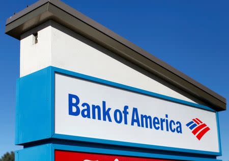 A Bank of America sign is pictured in Encinitas, California January 14, 2014. REUTERS/Mike Blake