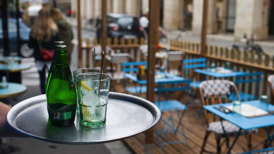 While tap water is usually available in most European countries, it's often not served automatically. Stavros A. Kavouras, a professor of nutrition at Arizona State University suggests that if it was, some Europeans would still eschew it in favor of bottled water. - Nathan Laine/Bloomberg/Getty Images