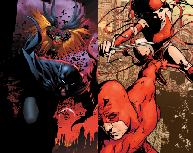 Battle of the Week RESULTS: Batman and Robin vs. Daredevil and Elektra