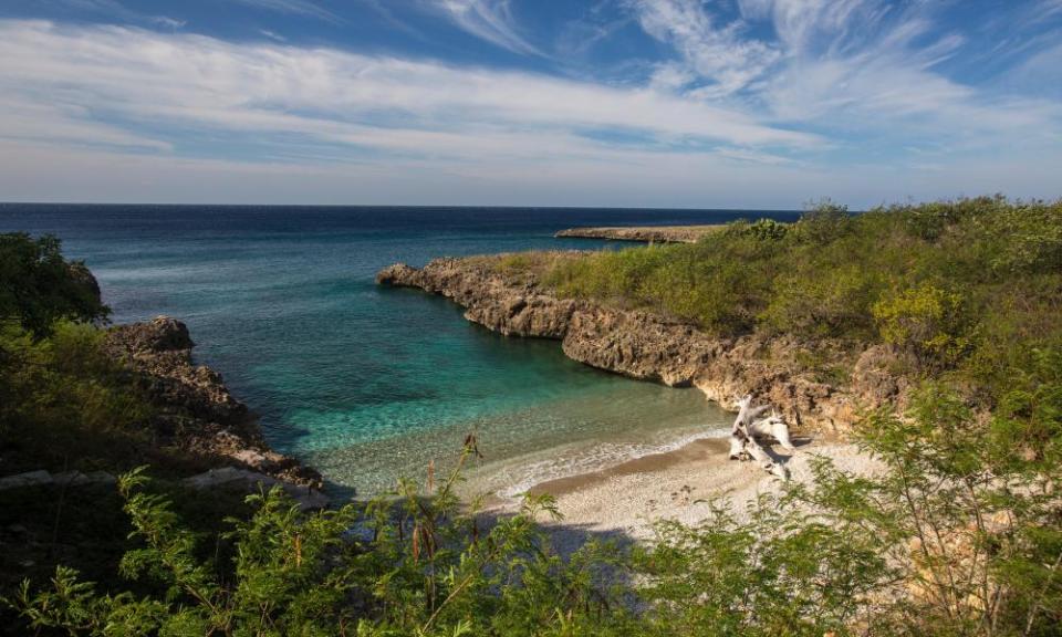 A secluded cove at Rio Guanayara, on Cuba’s Caribbean coast.