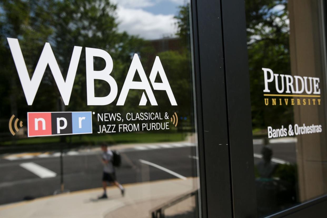 WBAA radio station in the Elliott Hall of Music at Purdue University, Friday, July 2, 2021 in West Lafayette.