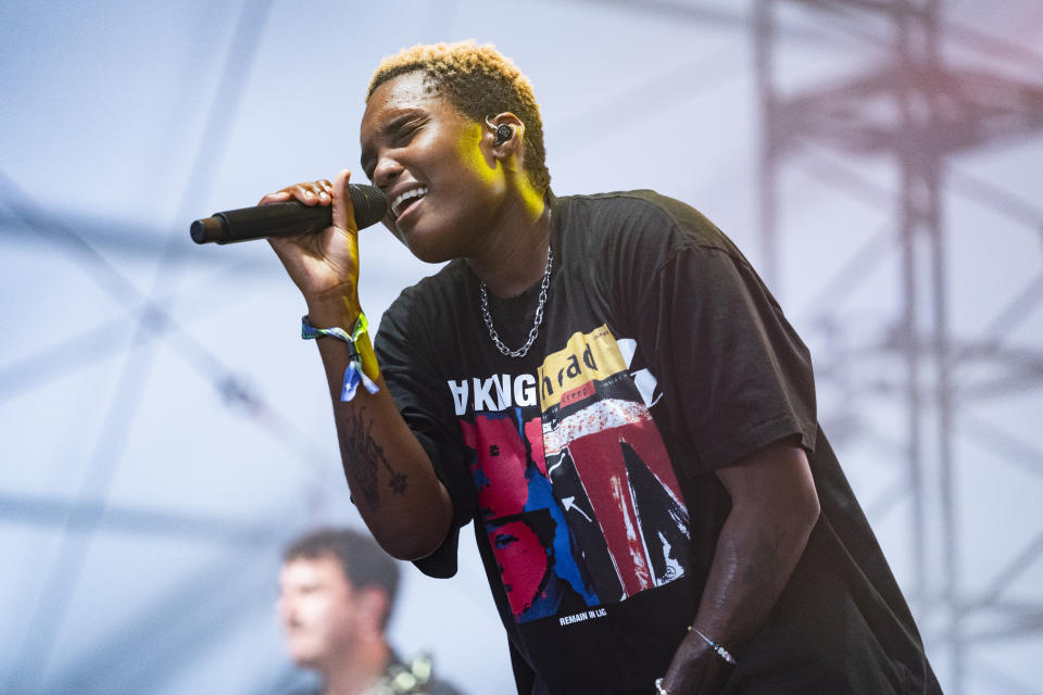 Arlo Parks performs during 2022 Bonnaroo Music & Arts Festival on June 17, 2022 in Manchester, Tennessee. (Photo by Erika Goldring/WireImage)