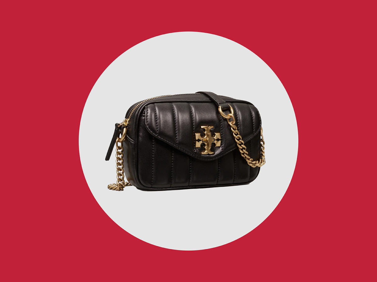 NEW Tory Burch Black Fleming Double Zip Mini Bag $398