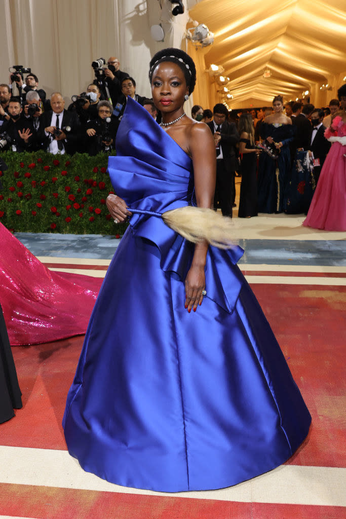 Danai Gurira in an evening gown