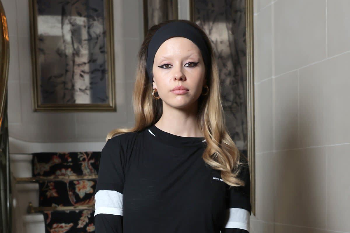 Mia Goth in Paris in 2023 (Getty Images for Miu Miu)