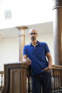 In this Sept. 20, 2012 photo provided by the Chicago-based John D. and Catherine T. MacArthur Foundation, Junot Diaz, 43, a fiction writer at the Massachusetts Institute of Technology who uses raw, vernacular dialogue and spare, unsentimental prose to draw readers into the various and distinct worlds that immigrants must straddle, is seen in Cambridge, Mass. Diaz is among 23 recipients of this year's MacArthur Foundation "genius grants." (AP Photo/Courtesy of the John D. and Catherine T. MacArthur Foundation, Tsar Fedorsky)