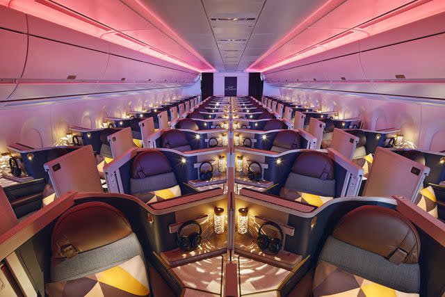 <p>Courtesy of Etihad Aviation Group</p> Etihad Airways A350-1000 features an innovative lighting system to reduce jetlag
