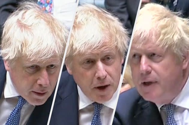 Boris Johnson issued his apologies about partygate in the Commons on Wednesday (Photo: BBC)