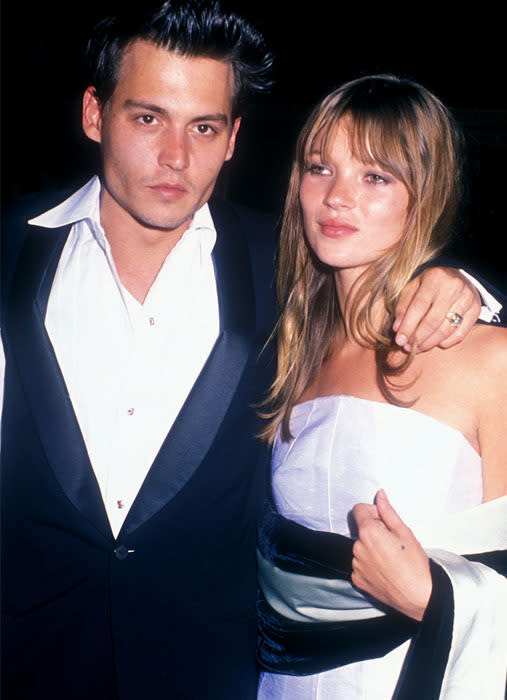 Johnny Depp and Kate Moss