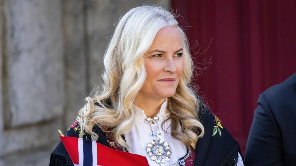 Crown Princess Mette Marit of Norway in national dress