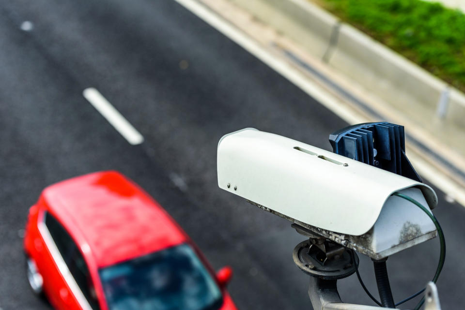 Speed camera monitoring traffic. Source: Getty Images