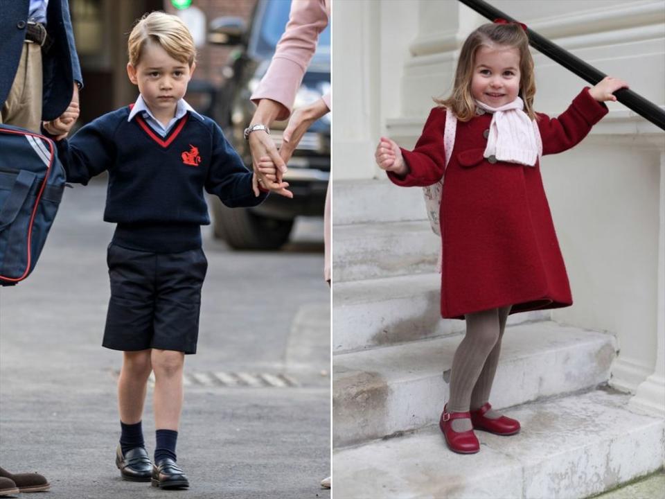 Prince George and Princess Charlotte