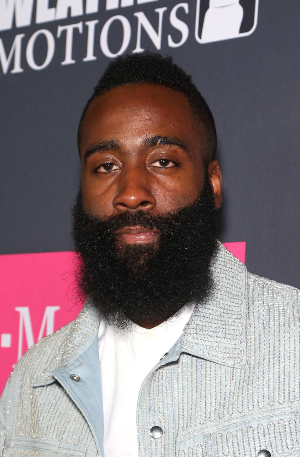 <p>NBA player James Harden arrives on T-Mobile’s magenta carpet duirng the Showtime, WME IME and Mayweather Promotions VIP Pre-Fight Party for Mayweather vs. McGregor at T-Mobile Arena on August 26, 2017 in Las Vegas, Nevada. (Photo by Gabe Ginsberg/Getty Images for Showtime) </p>