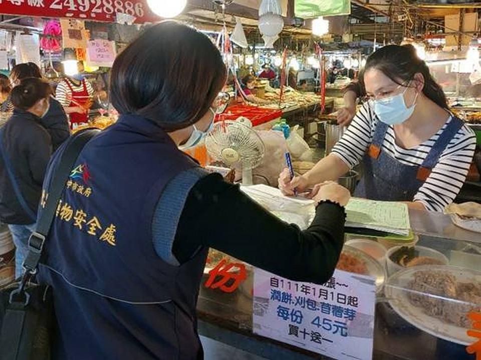 台中市抽驗清明祭祖應景食材食品191件，都符合規定。（圖：衛生局提供）