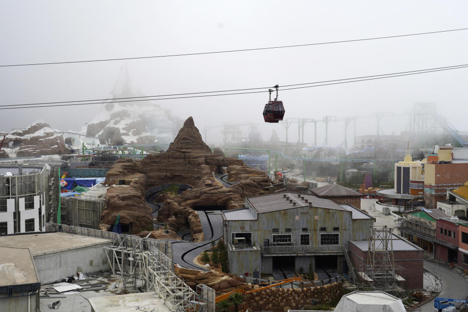 Genting Theme Park is pictured at Genting Highland Resort in Pahang, Malaysia, Tuesday, Nov. 27, 2018. Resort developer Genting Malaysia filed a lawsuit in California seeking at least $1 billion in damages from Walt Disney Co. and Fox Entertainment Group for alleged breach of contract related to a theme park, the company said Tuesday. (AP Photo/Yam G-Jun)