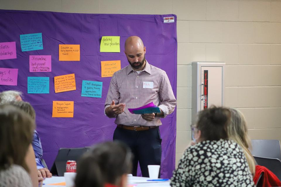 Child care providers in the Sioux Falls area voice their concerns and generate ideas on how the DSS will use $38 million in federal funding to support the child care industry. The first listening session took place Monday, August 8, at Southeast Technical College in Sioux Falls.