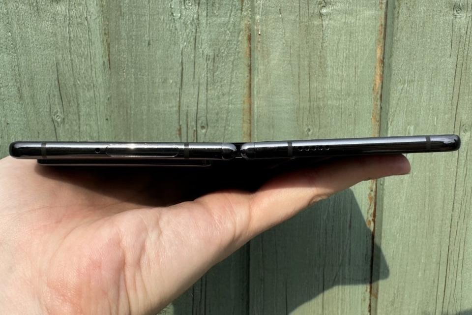 The Pixel Fold is just 5.8mm thin when unfolded (Alan Martin)