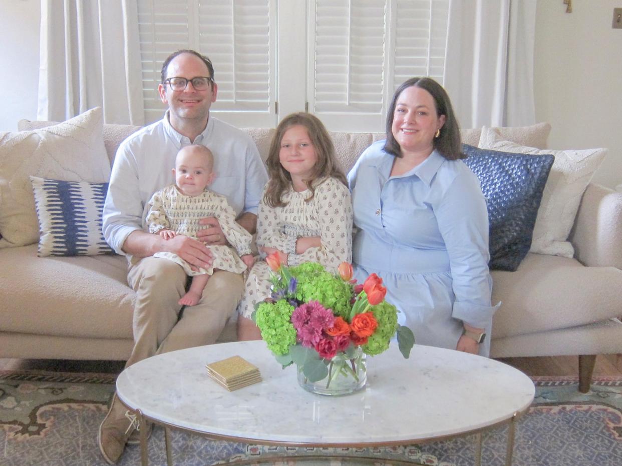 Austin, Winnie, Nora and Maggie Smith love their new home in Central Gardens.