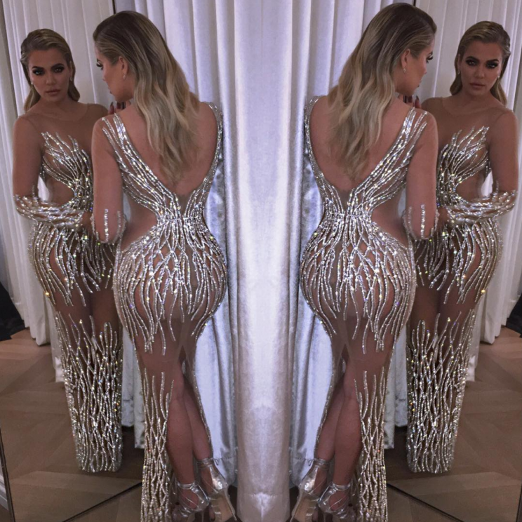 Khloe showed off her biggest asset [Photo: Instagram/khloekardashian]