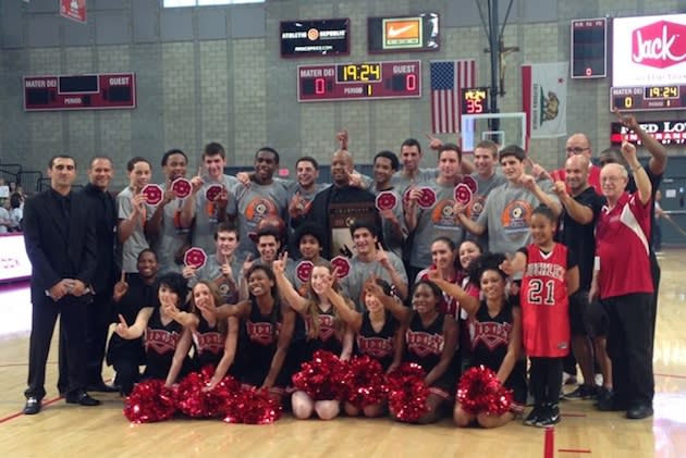 The Buckley champion boys basketball team ... and Paris Jackson, at front left — Buckley.org