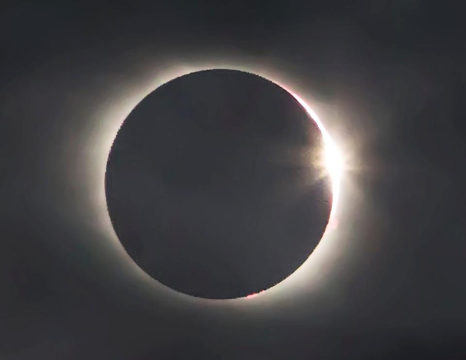 Tom Brott of Cape Coral shot this photo of the 2017 total lunar eclipse in North Carolina. Now he and his wife Carol are traveling to see the 2024 eclipse in Hot Springs, Arkansas and take more photos. Both are members of the Fort Myers Camera Club.