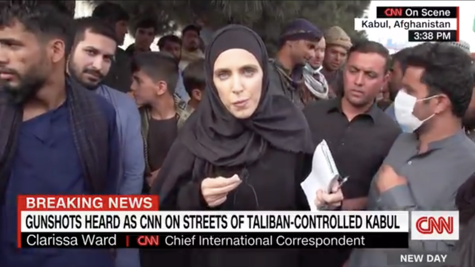 On Twitter video of her recent live cross has already been watched more than a million times. Source: CNN 