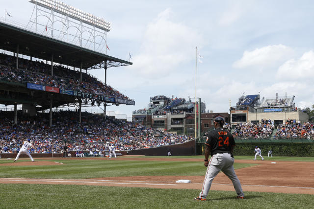 Glenallen Hill's Wrigley Field rooftop homer traveled over the