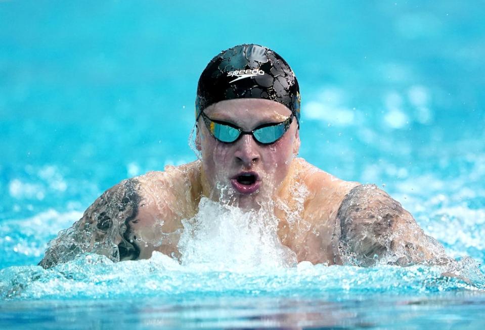 Adam Peaty retained his British title in the 100m breaststroke (Zac Goodwin/PA) (PA Wire)