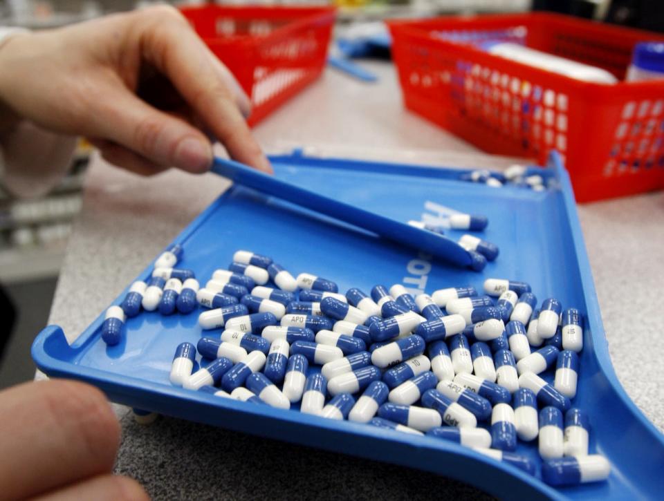 Pharmacy robberies are down 82 per cent in the city according to Toronto police, due mainly to the use of time-delayed safes. (Mark Blinch/Reuters - image credit)