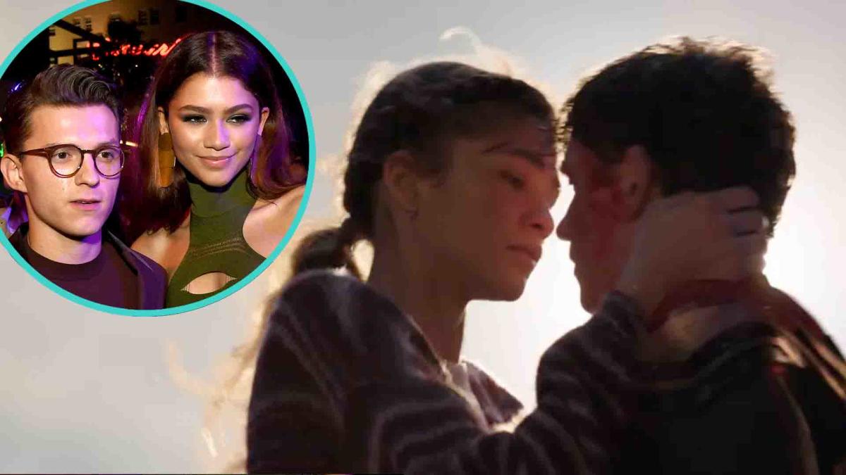 Zendaya & Tom Holland Kiss In New ‘Spider-Man: No Way Home’ Trailer