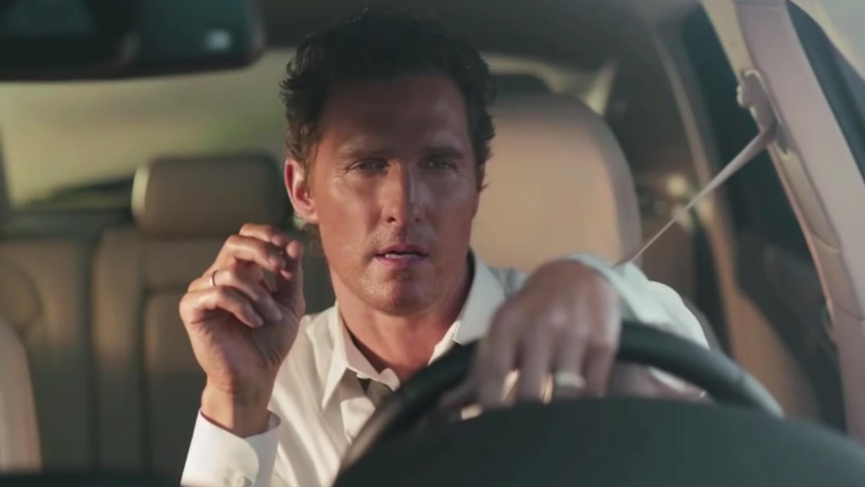  Matthew McConaughey in Lincoln MKZ commercials 