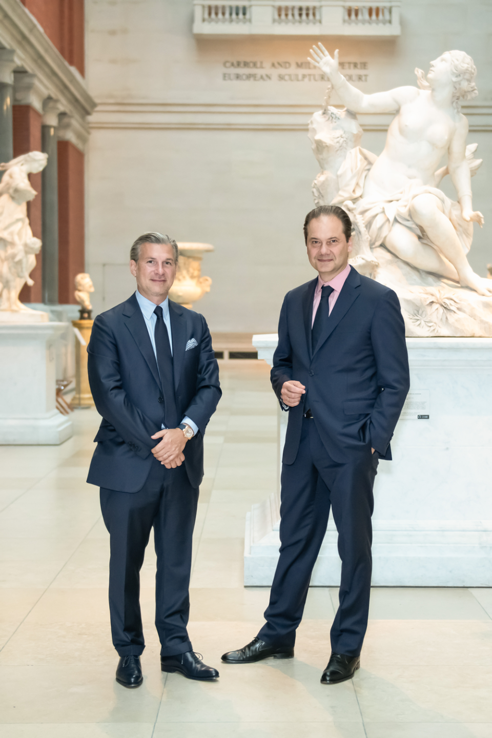 Vacheron Constantin CEO, Louis Ferla and The Met CEO, Max Hollein 
