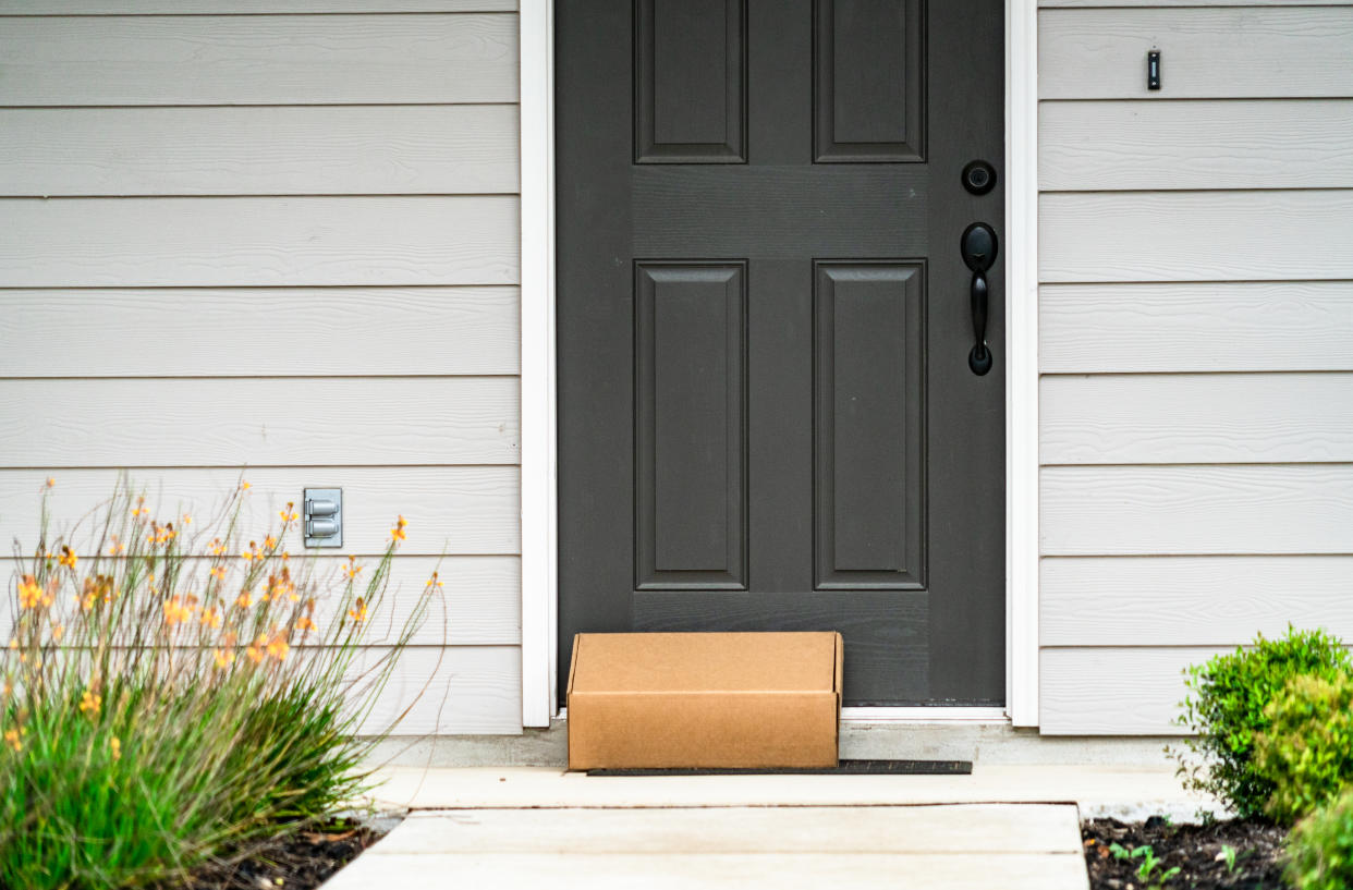 A Florida delivery driver sanitized a package for the family of a diabetic girl during the coronavirus pandemic. (Photo: Getty Images)