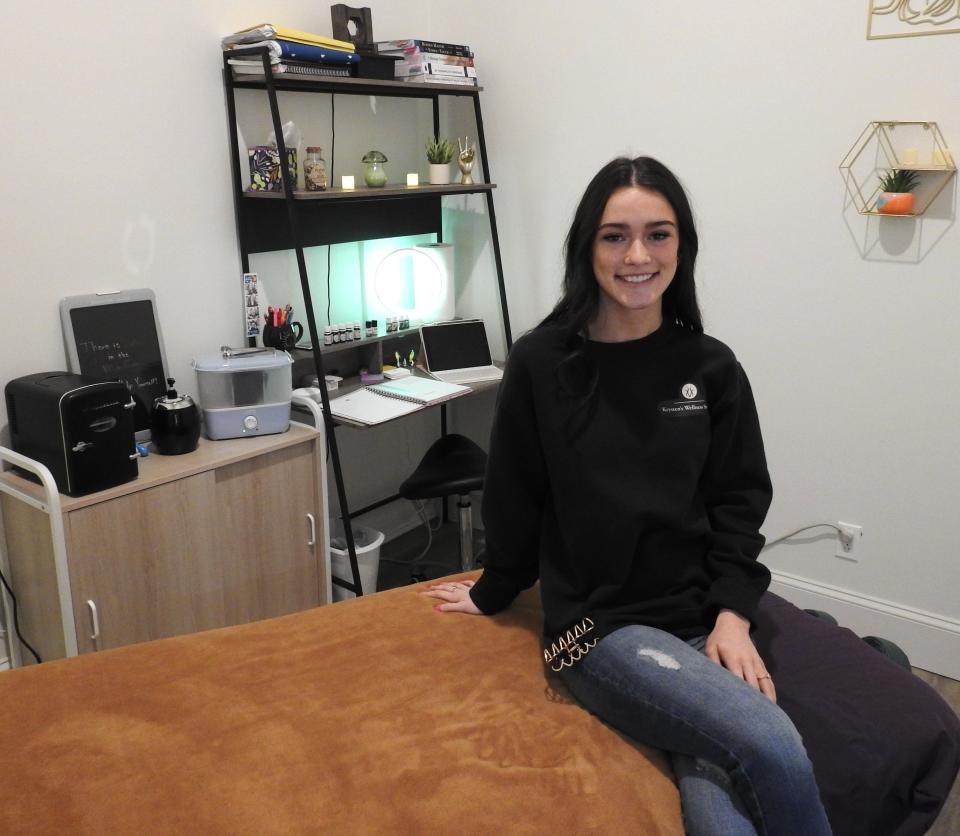 Krysten Smalley recently opened Krysten's Wellness Studio in the Brickstone Building in West Lafayette. She offers Swedish and deep tissue massages and hopes to add cupping and hot stones treatments in the near future.