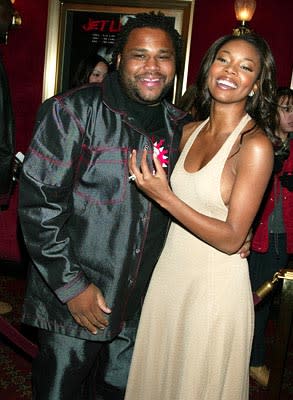 Anthony Anderson and Gabrielle Union at the New York premiere of Warner Brothers' Cradle 2 The Grave